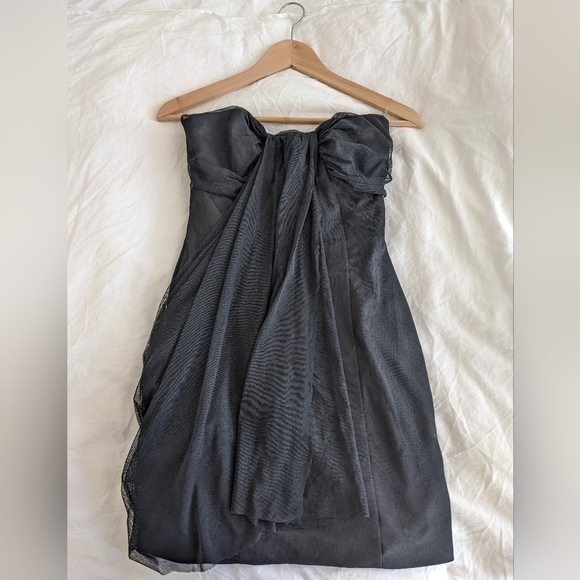 Lipsy London Black Mini Cocktail Dress (size US 2/UK 8) - Picture 1 of 4